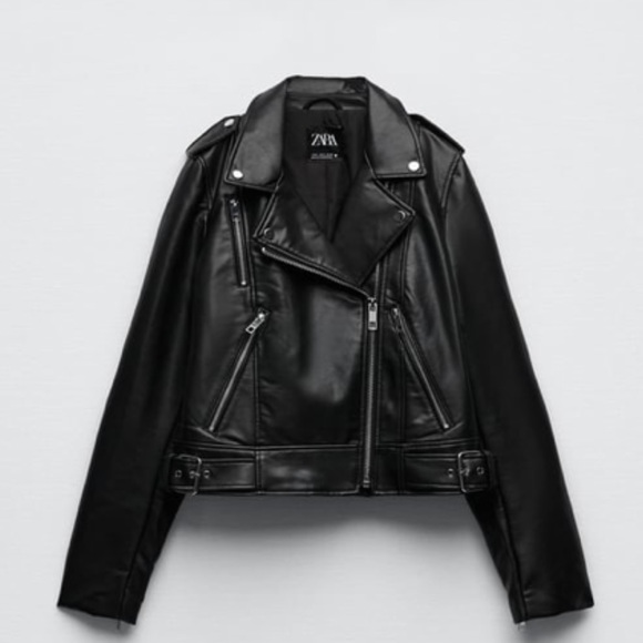 Zara faux leather jacket - Main Image